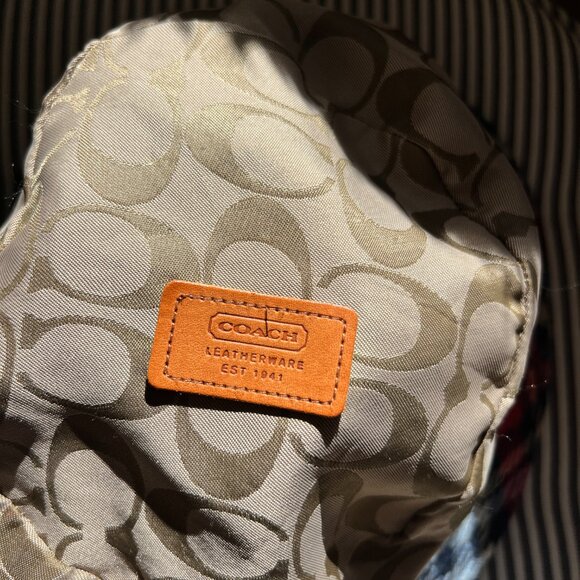 coach plaid wool bucket hat size small - Picture 5 of 8